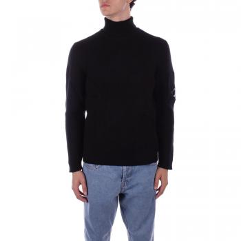 C.P. Company Rollneck Pullover Schwarz Größe S