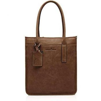 Castelijn & Beerens Carisma RFID Leather Briefcase 34 cm Brown