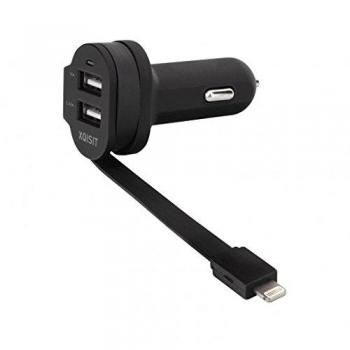 Xqisit Auto-Ladegerät Dual USB (6A) schwarz