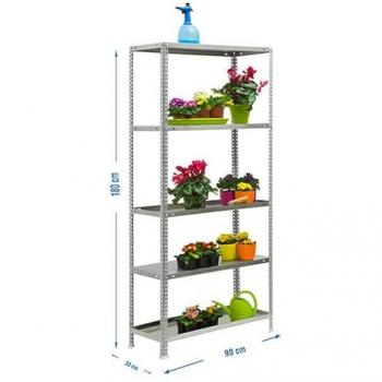 Estantería de jardín Simon Rack Comfort 5/300 Galvanizado