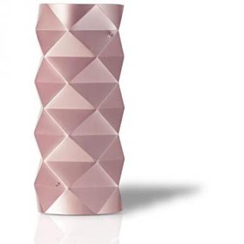 Lampada da Tavolo Prisma Polilux Rosa Metallico H32