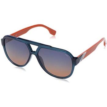 Herrenmode: Fila SFI459 Grüne Sonnenbrille 0J80, 59 mm Breite