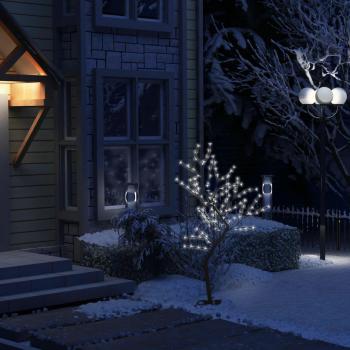 LED Cherry Blossom Tree 128 Lights Cold White 120 cm
