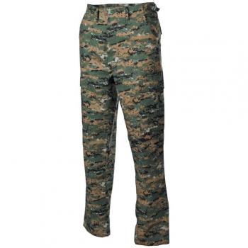 MFH 01334S US BDU Kampfhose Rip Stop (Digital Woodland/XXL)