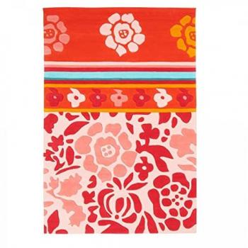 Unamourdetapis Tapis chambre acrylique 80x150 rose violet artisanal