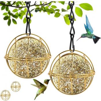 Mangeoire Extérieure pour Oiseaux avec Boule de Graisse