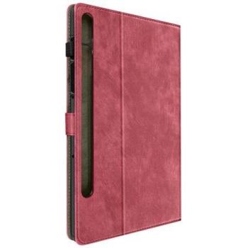Funda Galaxy Tab S9/S9 FE con Cartera y Soporte Rojo