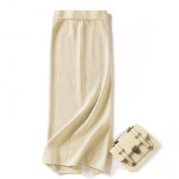 SINGRAIN Warm Knit Sweater Skirt