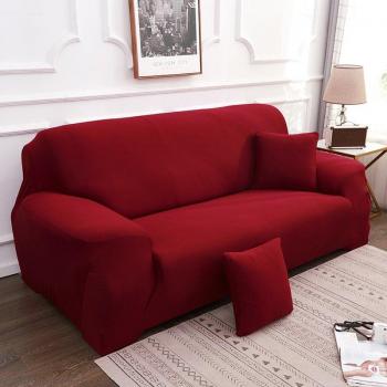 Red Stretch Elastic Sofa Slipcover