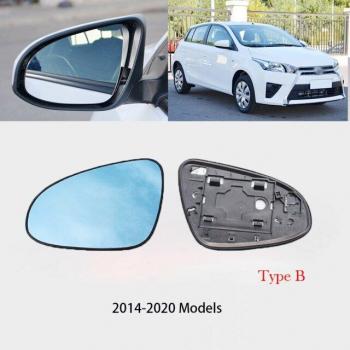 TVYVIKJ Toyota YARiS Blue Glass Side Rearview Mirror