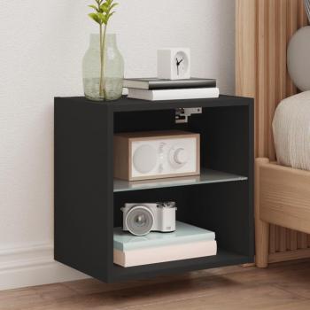 VidaXL LED Light Bedside Cabinet