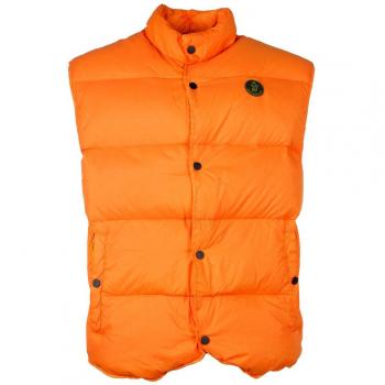 Centogrammi, Vests, female, Orange, Size: L Elegant Orange Down Vest