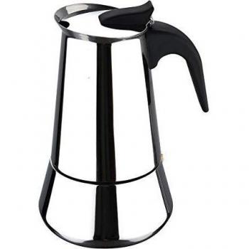 Cafetera Bergner 4 Tazas Acero Inoxidable Apta para Inducción