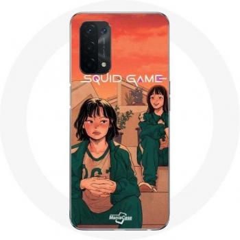 Oppo A74 5G Squid Theme Case with Kang Sae Byeok 067 and Ji Yeong 240