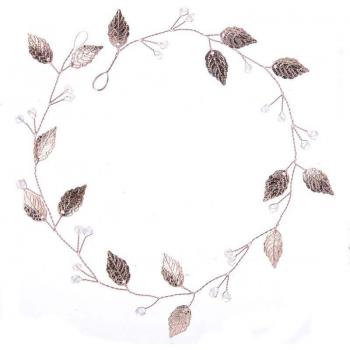 Accesorios de Cabello ForSeven: Diadema Rosa y Oro