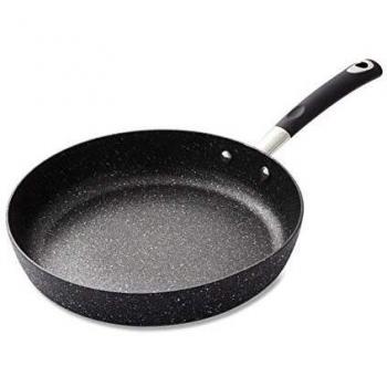 Tower T900114 Precision Series 28cm Frying Pan with Soft Grip Handle, Black