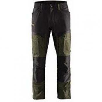 Blaklader (C62) Pantalon de service avec stretch Noir/Gris foncé ref. 14561845999
