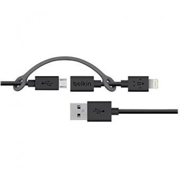 Belkin 2-in-1 USB Cable for iPad, iPhone, and Samsung