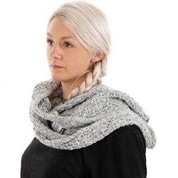 CMP Schal Wolle grün dick lang wärmend Winterschal one-size