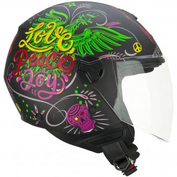 Casco Jet CGM 167S Flo Joy con Visera Larga