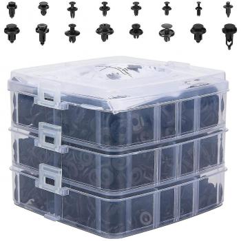 Fixations en plastique pour pare-chocs 620 pcs