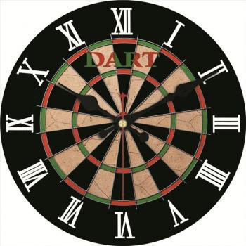 No-Tick Wooden Darts Target Timer