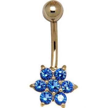 Bauchpiercing aus 9 Karat Gold – Marke INCONN