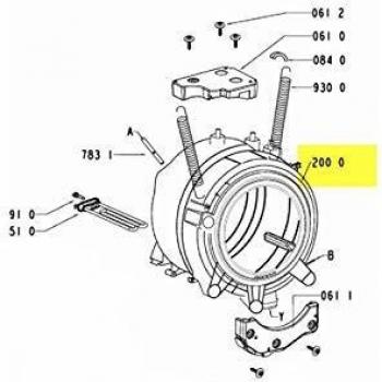 Cuve Intégrale Eureka 1600 T 64 L pour Lave-Linge Whirlpool