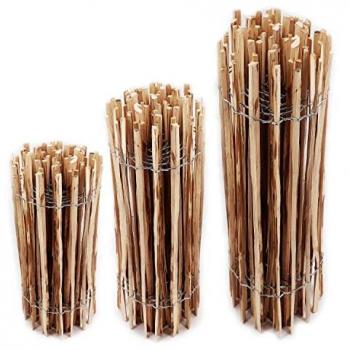Clôture Durable Noisetier 15m x 60cm – Protection naturelle contre moisissures et nuisibles