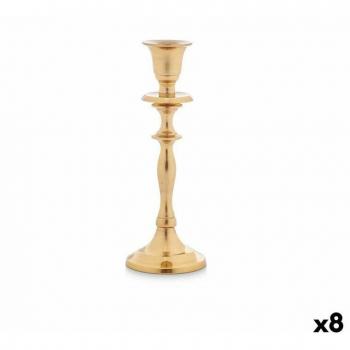 Gouden Aluminium Theelichthouders 4,5 x 20 x 7,5 cm (8 Stuks)