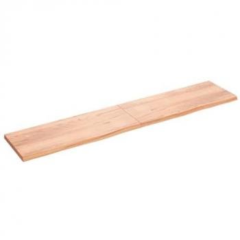 Dessus de Table en Chêne Massif, Coloration Marron Clair – VidaXL