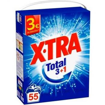 X•TRA Ultra-Concentrée – 70 Lavages (1,14kg) – Lessive en Poudre Universelle – Linge Blanc et Couleurs