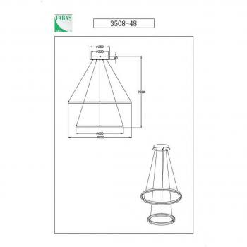 FABAS LUCE LIGHTING Fabas Luce Giotto Plafoniera a sospensione a led integrata in vetro nero
