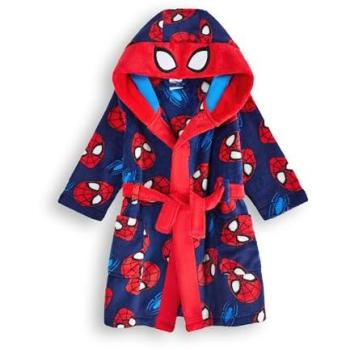 Vanilla Underground Jungen Bademantel mit Spiderman-Motiv