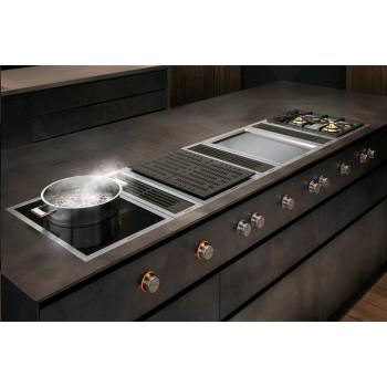 Gaggenau 38 cm Induction Wok con Cornice Inox