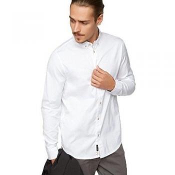 Hombre Scholar Camisa Blanca XL