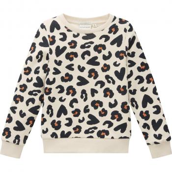 Sudadera de niña con cuello redondo y estampado de animales Tom Tailor