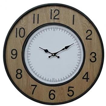 Orologio da parete Calluna color oro e bianco