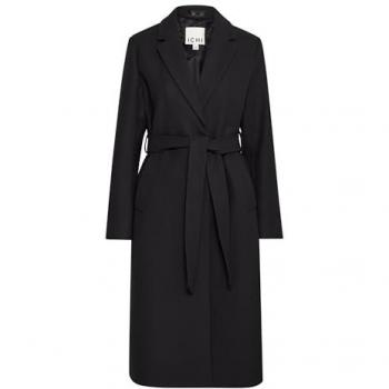 Cappotto nero da donna Ichi Ihjannet Ja6