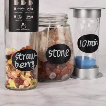 120 Round Chalkboard Labels for Kitchen Storage
