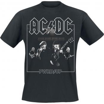 Veste T-shirt AC/DC PWRDUP Live noir, taille unique S à 5XL