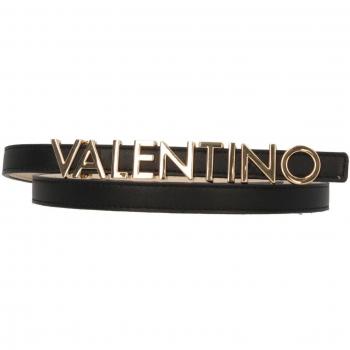Cinturón negro con logo Valentino