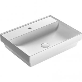 Lavabo Globo T-edge 61x46 cm en céramique