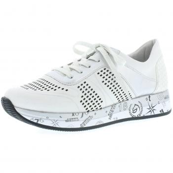 Remonte D2503 Damen Halbschuh Weiss Kombi