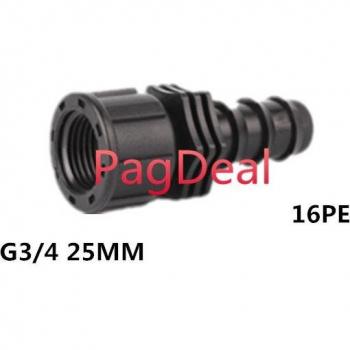 Robinet de raccordement femelle G1/2 & G3/4 – Connecteur 16 mm / 20 mm – Contrôleur d’écoulement extérieur (pack 20 unités)