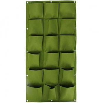 Multi-Pocket Wall Planter for Gardening