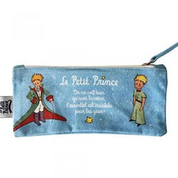 ENESCO Trousse plate en coton – Le Petit Prince – Longueur 21 cm x Hauteur 10 cm
