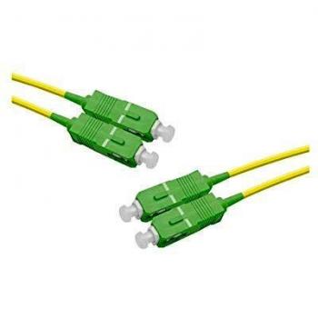 Gelbes SC-APC Duplex Kabel 9/125