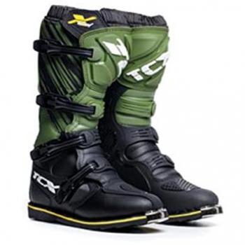 TCX X-Blast 2023 Bottes de motocross Noir Vert Jaune 45