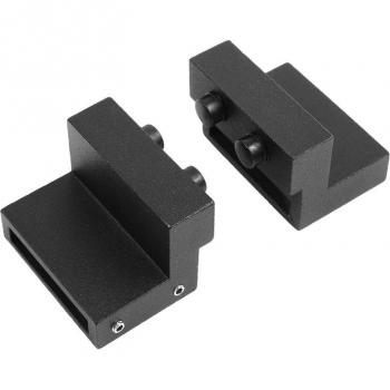 Dual Barn Door Floor Track Limit Devices